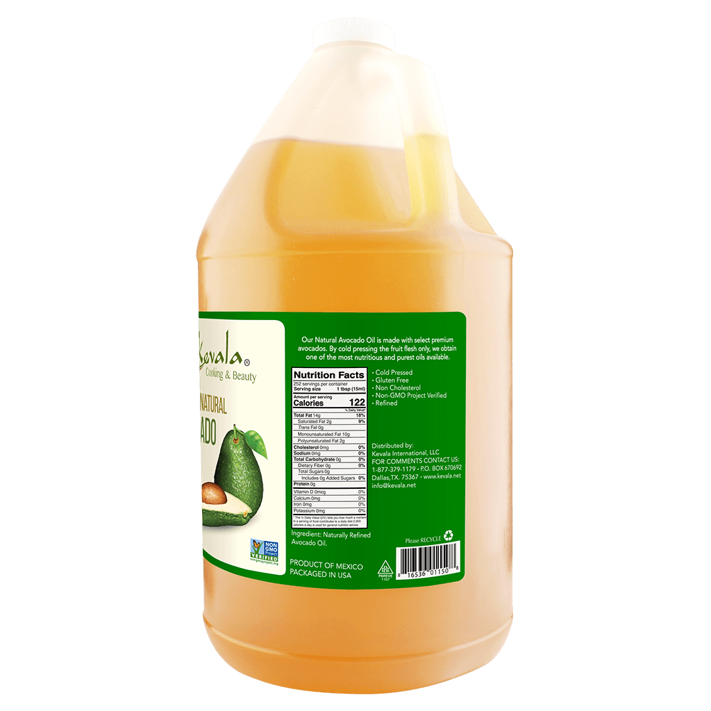 Kevala, Aceite Comestible de Aguacate, Galón, 3.78 Litros