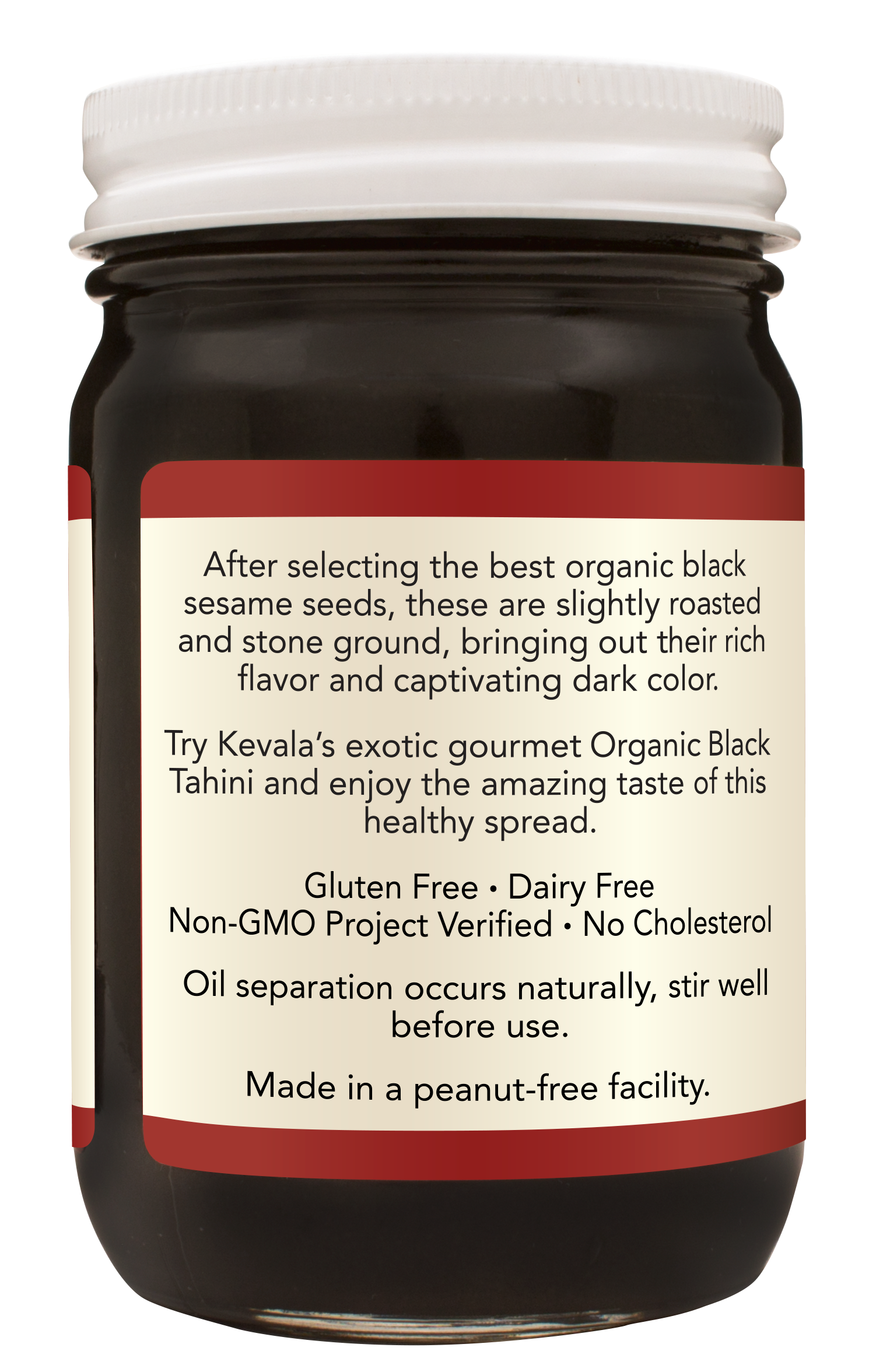 Kevala, Tahini Negro Orgánico, 340 g