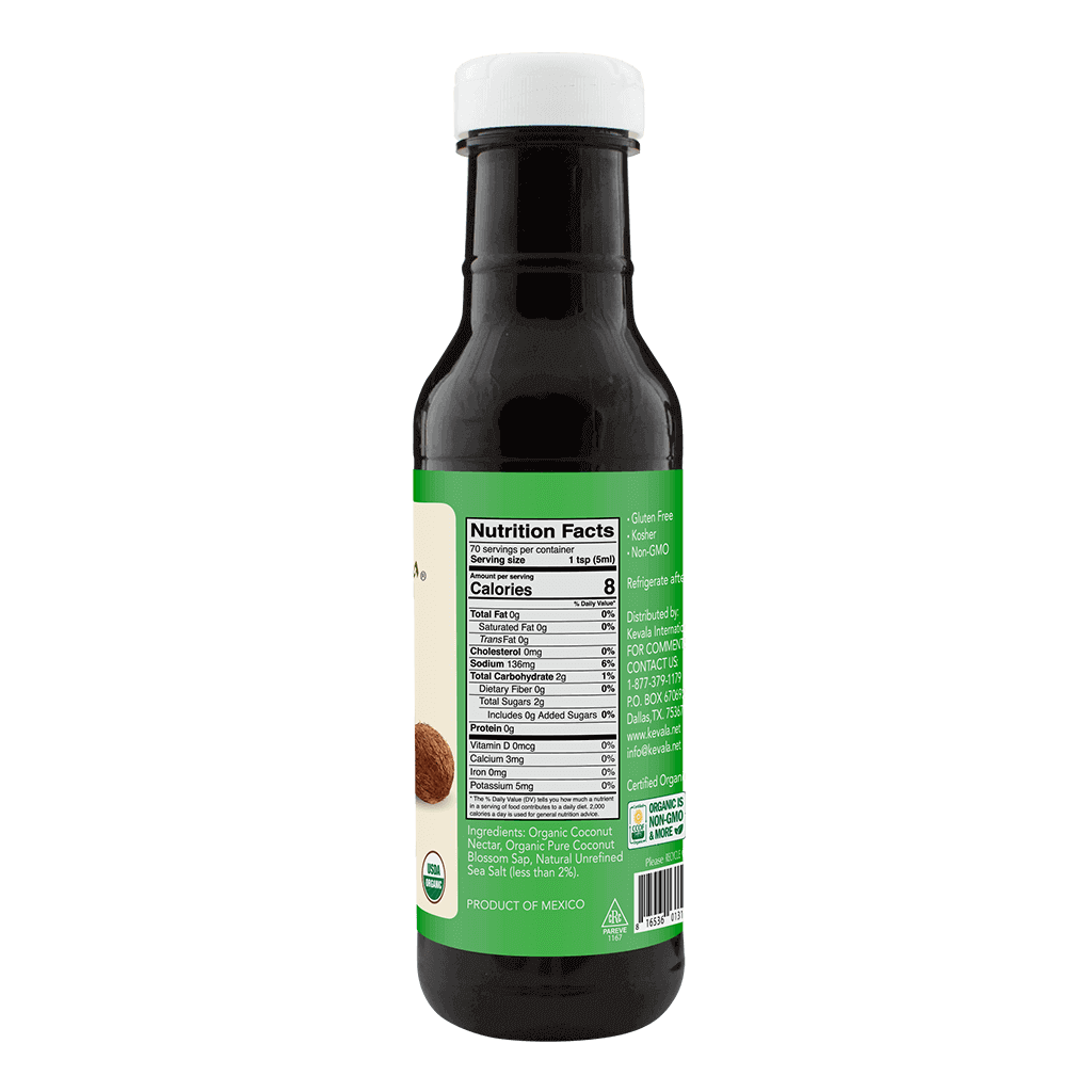 Kevala, Aminos Líquidos de Coco, Orgánico, 354 ml