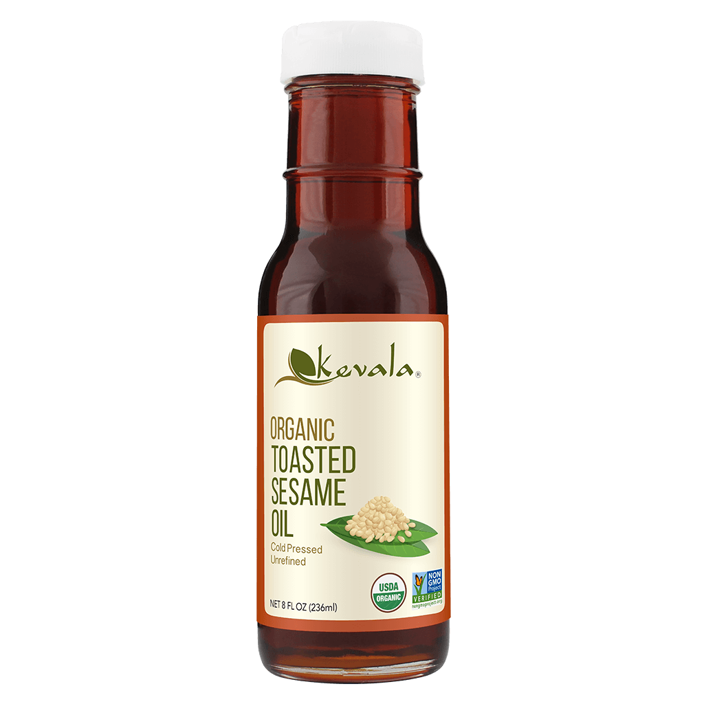 Kevala, Aceite Comestible de Ajonjolí Orgánico, Tostado, 236 ml