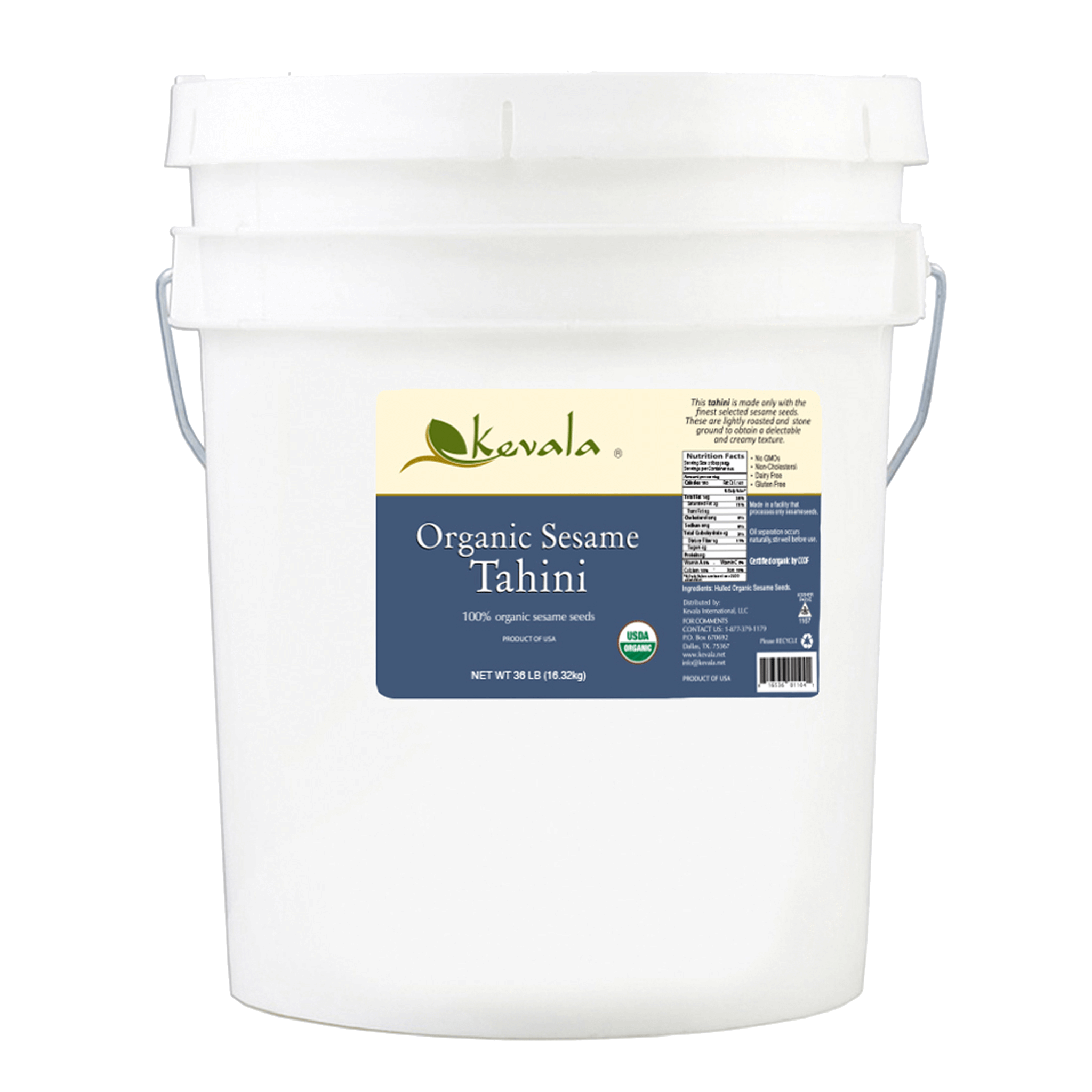 Organic Sesame Tahini 36 lb